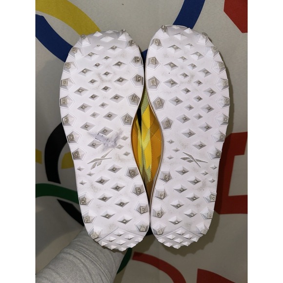 Reebok Legacy 83 Athletic Shoes Sneakers Womens 11 Yellow - Picture 6 of 7